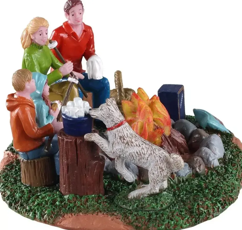 Lemax s'more family fun kerstdorp tafereel Harvest Crossing 2020
