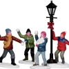 Lemax snowball fight! s/4 kerstdorp figuur type 5 2013
