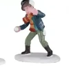Lemax snowball skirmish s/3 kerstdorp figuur type 3 Caddington Village 2020