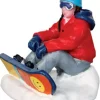 Lemax snowboarding breather kerstdorp figuur type 1 Vail Village 2014