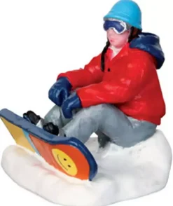 Lemax snowboarding breather kerstdorp figuur type 1 Vail Village 2014