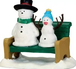 Lemax snowdad & snowbaby kerstdorp figuur type 2 Vail Village 2015