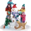 Lemax snowman teamwork kerstdorp tafereel Vail Village 2020