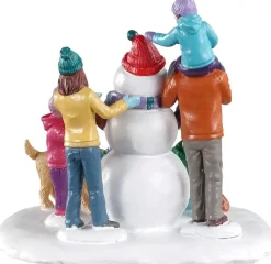 Lemax snowman teamwork kerstdorp tafereel Vail Village 2020