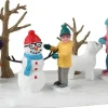 Lemax snowmen friends kerstdorp tafereel Vail Village 2023