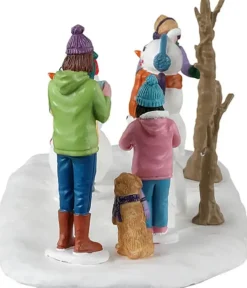 Lemax snowmen friends kerstdorp tafereel Vail Village 2023