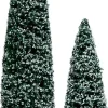 Lemax snowy juniper tree, large & medium s/2 boom 2013