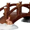 Lemax split rail footbridge kerstdorp tafereel Vail Village 2016
