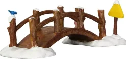 Lemax split rail footbridge kerstdorp tafereel Vail Village 2016