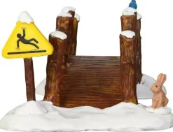 Lemax split rail footbridge kerstdorp tafereel Vail Village 2016