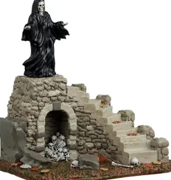 Lemax spooky staircase tafereel Spooky Town 2025