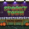 Lemax spookytown sign verlichte accessoire Spooky Town 2020