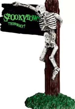 Lemax spookytown this way accessoire Spooky Town 2014