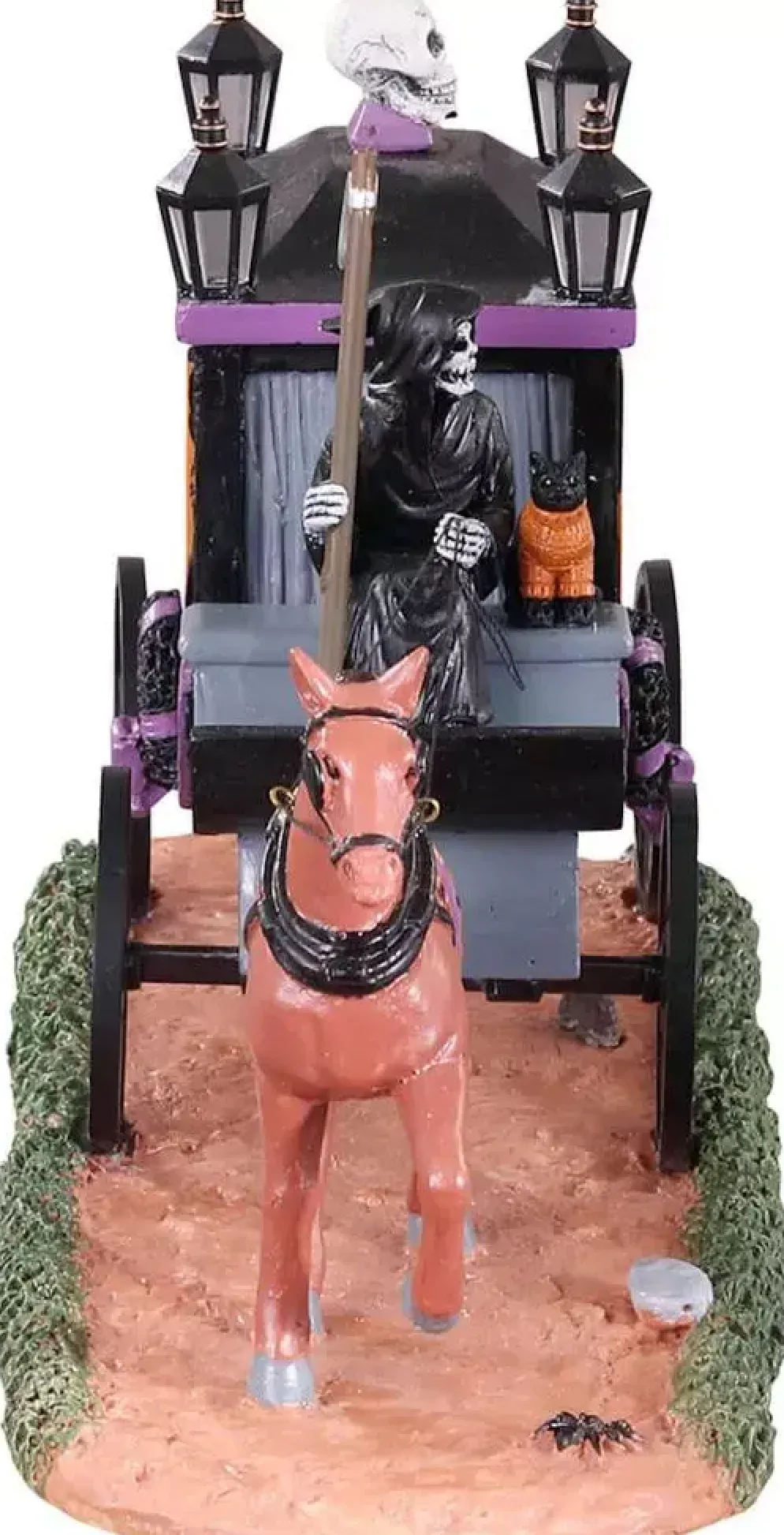 Lemax spooky victorian hearse tafereel Spooky Town 2022