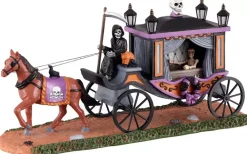 Lemax spooky victorian hearse tafereel Spooky Town 2022