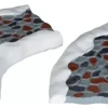 Lemax stone road - curved s/2 kerstdorp accessoire 2013