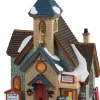 Lemax st. patrick's food pantry & soup kitchen verlichte kerk Caddington Village 2021