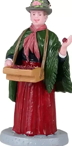 Lemax sugar plum seller kerstdorp figuur type 1 Caddington Village 2021