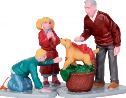 Lemax surprise!, set of 3 kerstdorp figuur type 4 2015