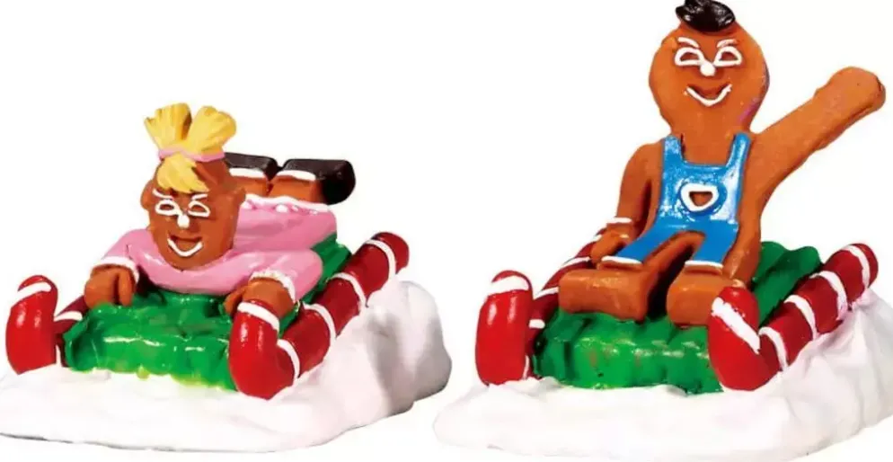 Lemax sweet sledding s/2 kerstdorp figuur type 3 Sugar 'N' Spice 2017