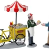 Lemax taco cart, s/3 kerstdorp figuur type 5 Caddington Village 2021