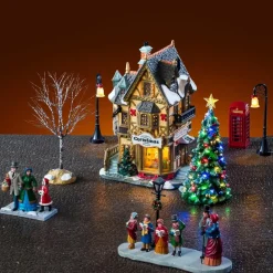 Lemax tannenbaum christmas shoppe set Caddington Village 2025
