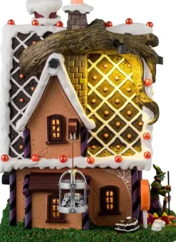 Lemax the candy witch cottage verlicht huisje Spooky Town 2024