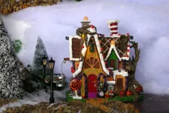 Lemax the candy witch cottage verlicht huisje Spooky Town 2024