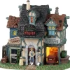 Lemax the casket-monger verlicht huisje Spooky Town 2025