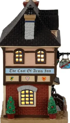 Lemax the coat of arms inn verlicht kersthuisje Caddington Village 2022