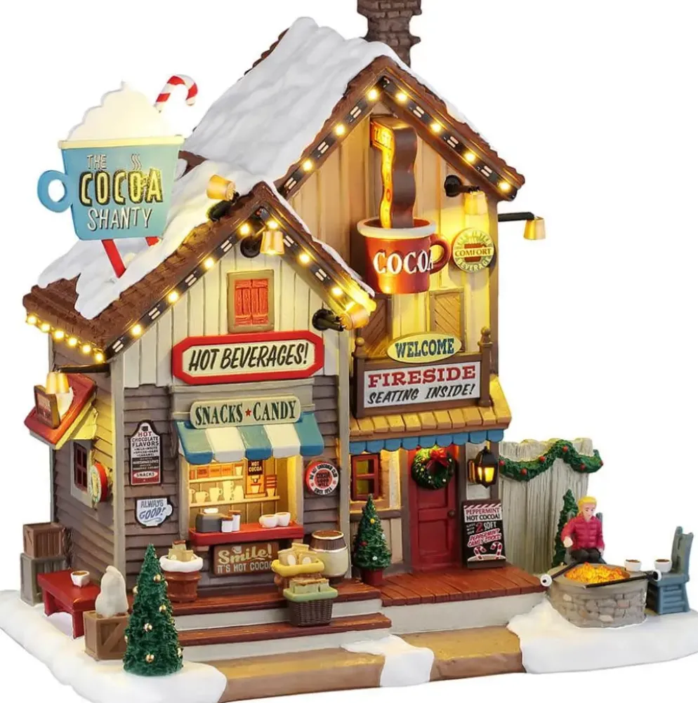 Lemax the cocoa shanty verlicht kersthuisje Harvest Crossing 2026