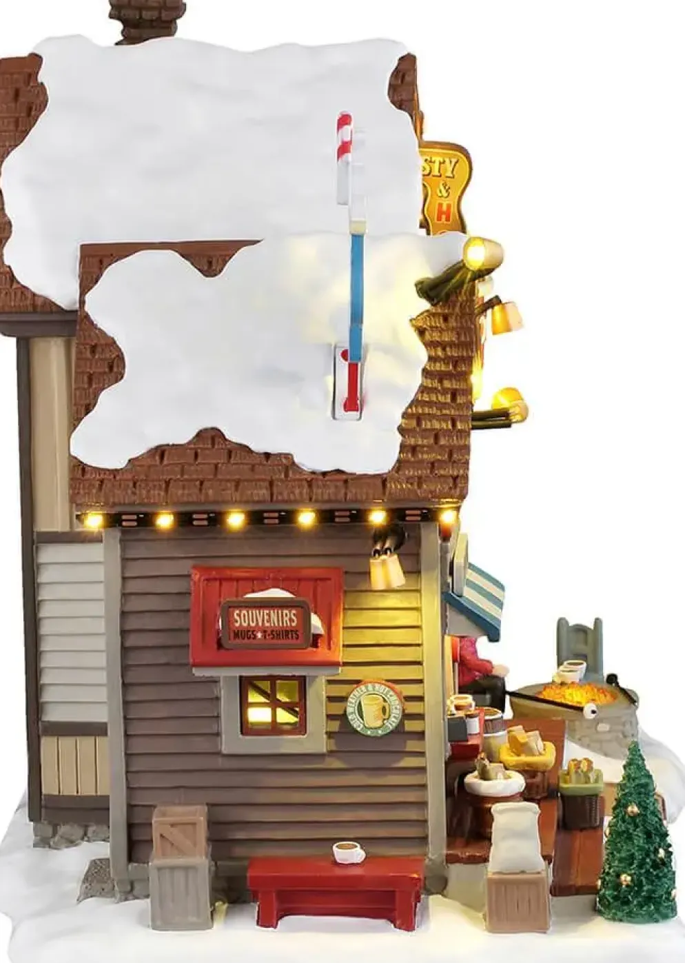 Lemax the cocoa shanty verlicht kersthuisje Harvest Crossing 2026