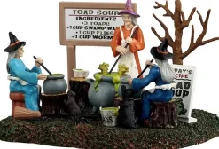 Lemax the cooking coven tafereel Spooky Town 2025