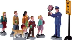 Lemax the crossing guard s/8 kerstdorp figuur type 6 Jukebox Junction 2019