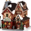 Lemax the 3 crowns inn verlicht kersthuisje Caddington Village 2023