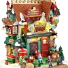 Lemax the eggnog lounge verlicht kersthuisje Santa's Wonderland 2026