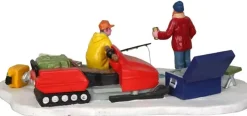 Lemax the fishing spot kerstdorp tafereel Vail Village 2014