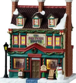 Lemax the five pence shoppe verlicht kersthuisje Caddington Village 2025