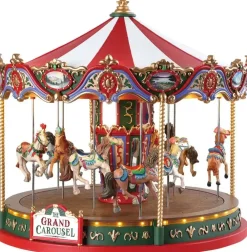 Lemax the grand carousel bewegende draaimolen Carnival 2018