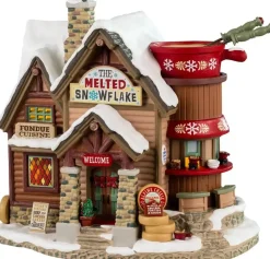 Lemax the melted snowflake verlicht kersthuisje Vail Village 2024