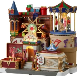 Lemax the merry music box bewegend kersthuisje Caddington Village 2024