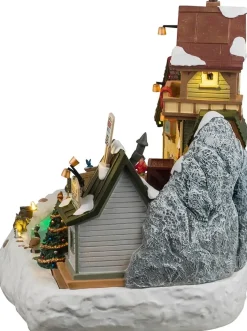Lemax the rocky river grist mill bewegend kersthuisje Harvest Crossing 2025