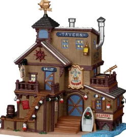 Lemax the salty sea dog tavern verlicht kersthuisje Plymouth Corners 2022