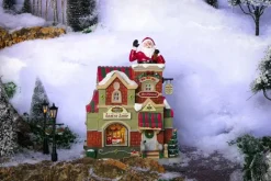 Lemax the santa shop verlicht kersthuisje Caddington Village 2024