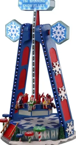 Lemax the spinning snowflake bewegende kermisattractie Carnival 2021