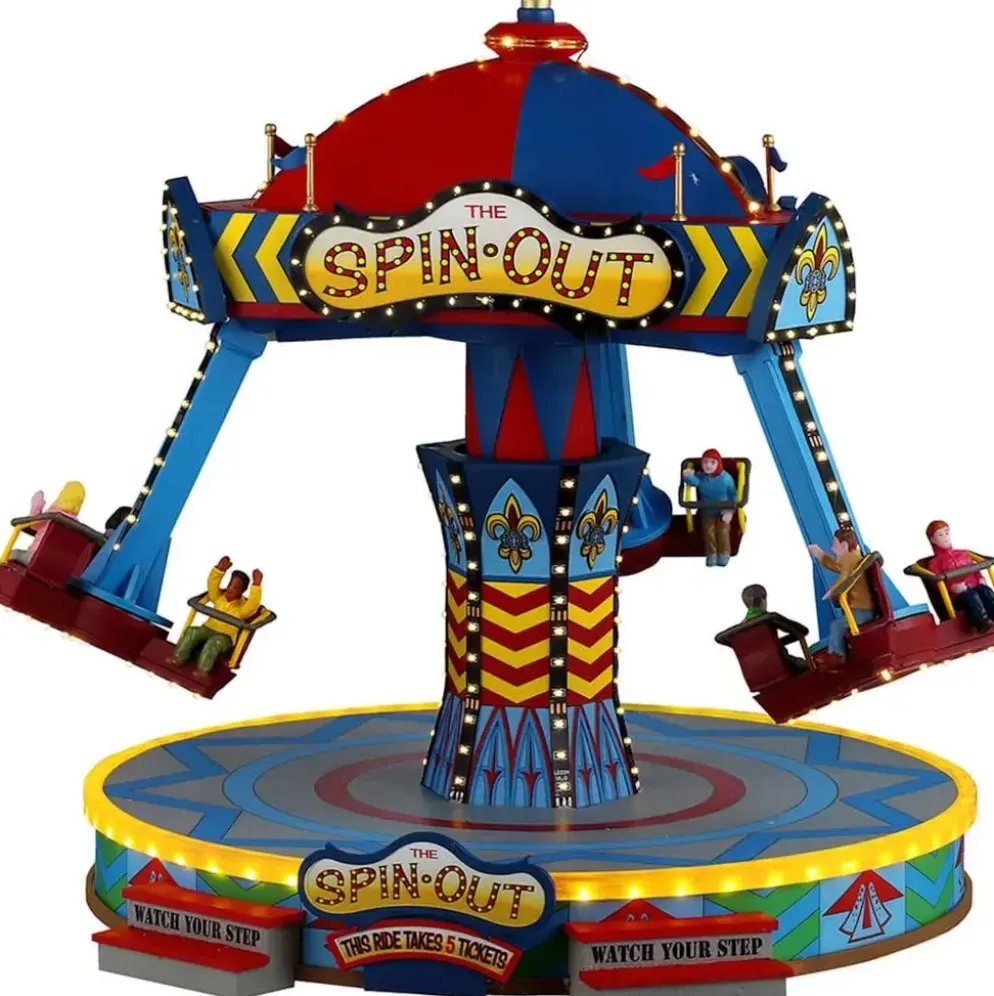 Lemax the spin out bewegende attractie Carnival 2024