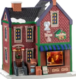 Lemax the tobacco & gift emporium verlicht kersthuisje Caddington Village 2024