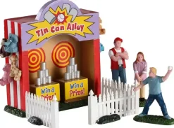 Lemax tin can alley s/7 kerstdorp tafereel Carnival 2020