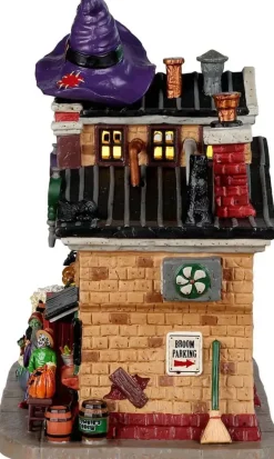 Lemax toil & trouble alehouse verlicht huisje Spooky Town 2023