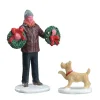 Lemax tree lot figure s/2 kerstdorp figuur type 2 Vail Village 2017